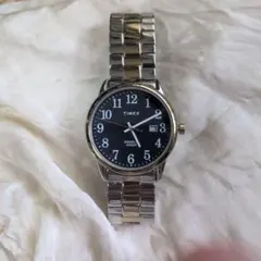 TIMEX 手巻き時計 黒文字盤のサムネイル