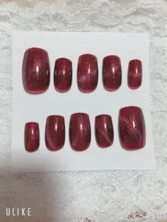 現品　♧マグネット♧ジェルネイル　赤系