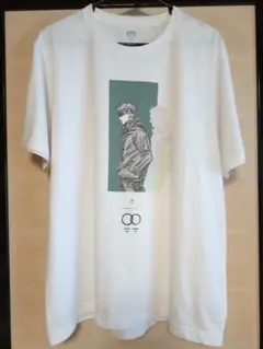 UNIQLO ユニクロ 呪術廻戦×五条悟 コラボ半袖Tシャツ ホワイトLサイズ