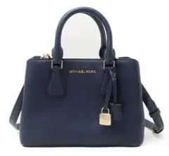 MICHAEL KORS ネイビー ハンドバッグ