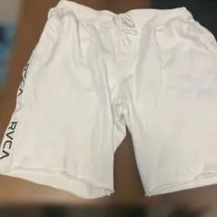 RVCA スウェットショートパンツ 希少入手困難 人気の白のサムネイル