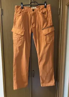Avirex【L】 オレンジ カーゴパンツ ウエスト約82cm