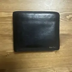 Paul Smith 二つ折り財布 ブラック レザー