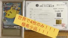 超希少［世界で4枚］ARS10+ そらをとぶピカチュウ VMAX 鑑定書付