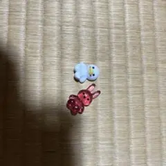 ネイルパーツ アヒル ウサギ 2個セットのサムネイル