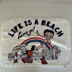Betty Boop ブランケット ひざ掛け ベティちゃん アメリカン雑貨 毛布