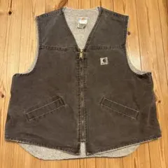 希少カラー】90s Carhartt ダックベスト USA製 カーハート - メルカリ