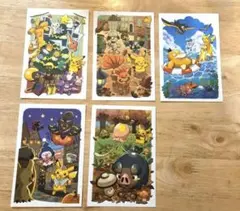 ポケモンポストカード5枚Set
