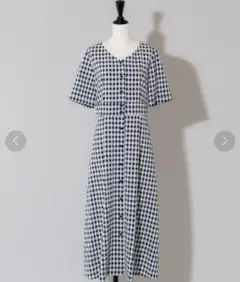 ギンガムチェックワンピース