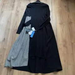 新品　de...dacca 定価¥4万2900円　ロングワンピース　異素材