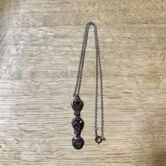 リボルバー＆リップモチーフ ネックレス シルバー 真鍮 - メルカリ