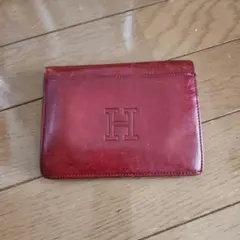 ヒロフ　　折財布　赤のサムネイル