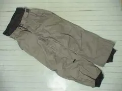 106998 キズマーク　スノボパンツ　グレーｘベージュストライプ　Mのサムネイル