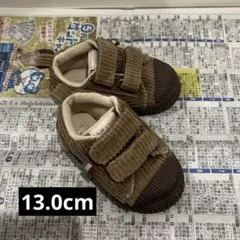 テータテート tete a tete 冬 スニーカー コーデュロイ 13cm