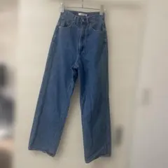 MOUSSY ハイウエスト ストレートデニム 24