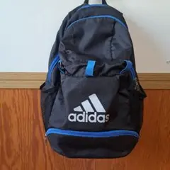 adidas リュック 黒/青
