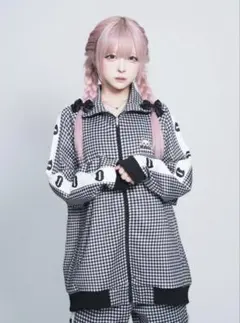 Hauls にゃめんにゃ！モノグラムネ申おジャージ セットアップ 上