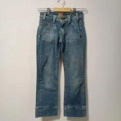 【ヤヌーク】デニム（23）S～M相当 ローライズ ストレート USA製