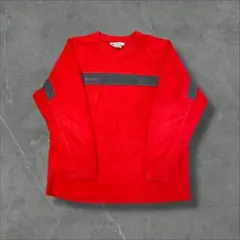 90s Columbia XXL フリーススウェット レッド アウトドア