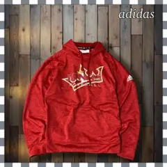 adidasアディダス カレッジ系ロゴ クライマウォーム プルオーバーパーカーM