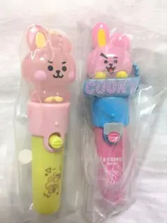 BT21ライト.スティクチャーム COOKY キーホルダー 2種セット