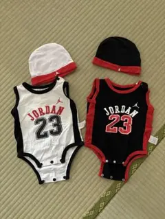 JORDAN ロンパース帽子セット 70サイズ