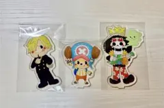원피스 アクリルスタンド サンジ チョッパー ブルック 3点セット