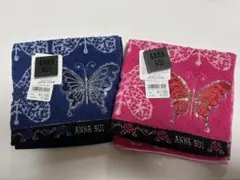 ANNA SUI アナスイ　蝶々ハンカチ　２枚セット