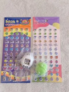 たまごっち　くちぱっちセット　ガチャガチャ　シール2種類のおまけ付き