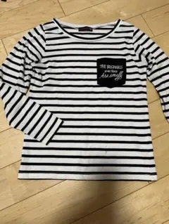 ストライプ 長袖カットソー Sサイズ