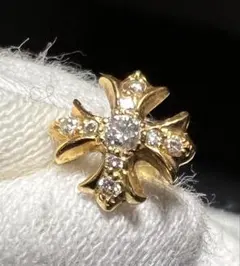 Chrome Hearts 22k STUD No2 CH PLUS DMND