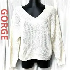 GORGE（ゴージ） Vネック ニット フリーサイズ ※匿名配送