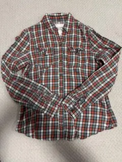 【古着】Abercrombie & Fitch チェック柄長袖シャツ M