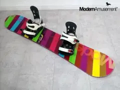 ダンアミューズメント PALM 140 スノーボード 2点セット ビンディング付