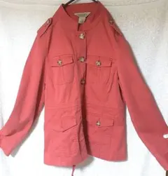 L.L.BEAN、90年代ヴィンテージノーカラーワークジャケット、Mサイズ、古女