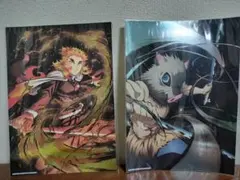 鬼滅の刃　全集中展　特殊印刷イラストカード　煉獄杏寿郎　嘴平伊之助