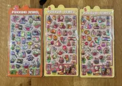 新品　ぷっくりジュエル・ホノグラムステッカー