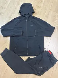 ナイキテックフリース　セットアップ　上下　Lサイズ　ブラック　国内正規品
