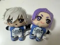 ブルーロック展 ぬいぐるみマスコット 凪＆玲王