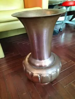 銅製 フラワーベース型 アンティーク