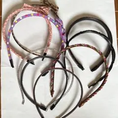 ヘアバンド 8個セット 多色デザイン