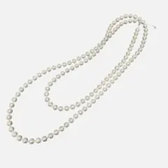美品　ヴァンドームブティック　コットンパールネックレス　スーパーロングのサムネイル