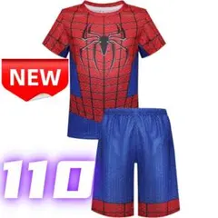✨新品✨スパイダーマン 上下セット 子供服 半袖Tシャツ ハーフパンツ 110