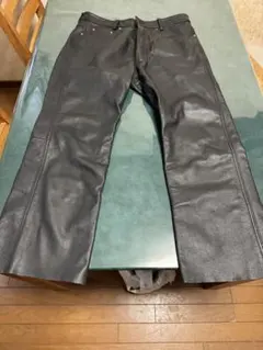 NANKAI革パン、レザー パンツ XL 黒