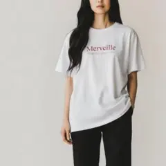ikka イッカ Tシャツ 白/赤 ゆったり大きめ 英字プリント L コットンのサムネイル