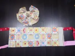 七五三　作り帯　正絹　龍村
