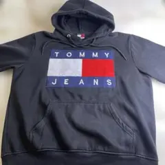 TOMMY JEANS パーカー ブラック