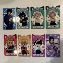 鬼滅の刃 ナムコ限定 特典カード 8枚セット（不死川実弥 、時透無一郎キラ箔押）