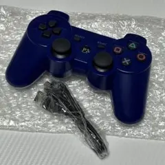PS3 ワイヤレス 互換 コントローラー 振動対応 Bluetooth ネイビー