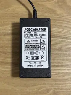 AC/DCアダプター AC100-240V / 12V 6A